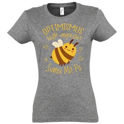 Youth Designz T-Shirt Optimismus heißt umgekehrt günstig online kaufen