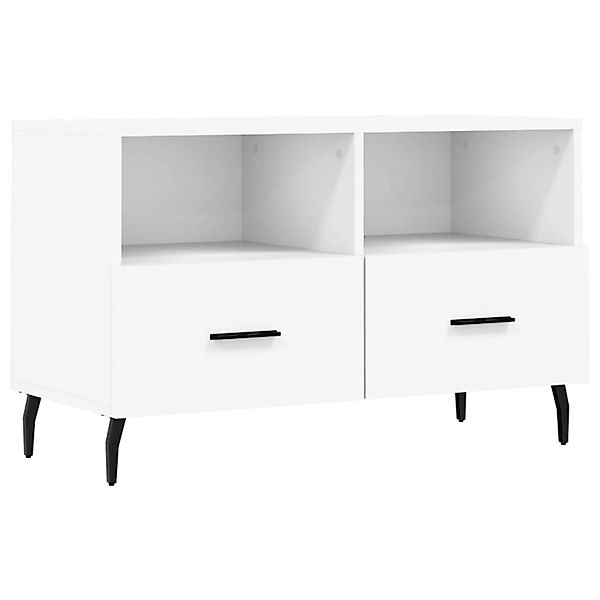 vidaXL TV-Schrank Weiß 80x36x50 cm Holzwerkstoff 828988 günstig online kaufen