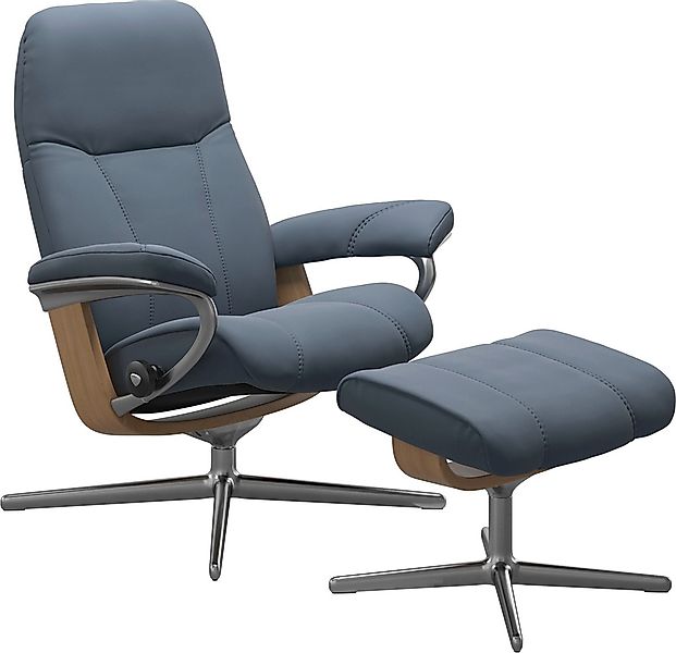 Stressless Relaxsessel "Consul", mit Cross Base, Größe S, M & L, Holzakzent günstig online kaufen