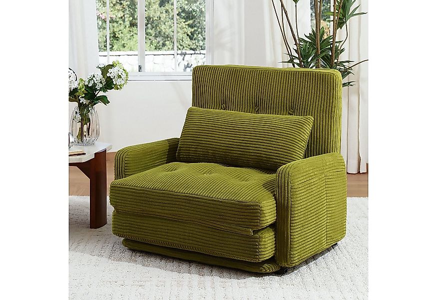 HomeMiYN Ohrensessel Sesselbett für eine Person – mit inkludiertem Komfortk günstig online kaufen