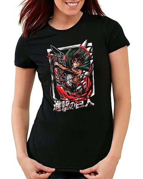 style3 T-Shirt Eren X Attack attack on titan anime japan manga aot günstig online kaufen