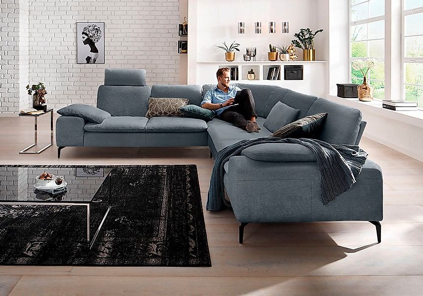 W.SCHILLIG Ecksofa "valentinoo, Designsofa, elegant und bequem, L-Form" mit günstig online kaufen