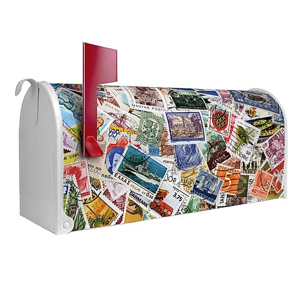 Banjado Amerikanischer Briefkasten Weiß 48x22x16cm US Mailbox Letterbox Pos günstig online kaufen