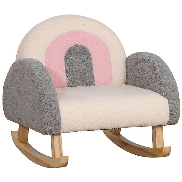 HOMCOM Kindersessel Schaukelstuhl für Kleinkinder (Kindersofa, günstig online kaufen