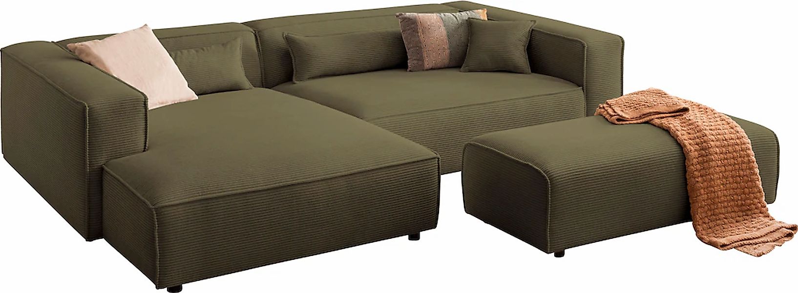 LeGer Home by Lena Gercke Polsterecke "PIARA XXL, L-Form, Schlaffunktion, C günstig online kaufen