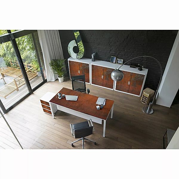 home24 Schreibtisch easyDesk Industrial I günstig online kaufen