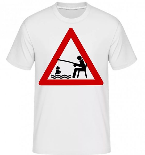 Fishing Warning Sign · Shirtinator Männer T-Shirt günstig online kaufen