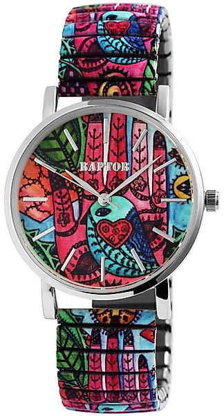 Raptor Quarzuhr Colorful Edition, Mineralglas günstig online kaufen