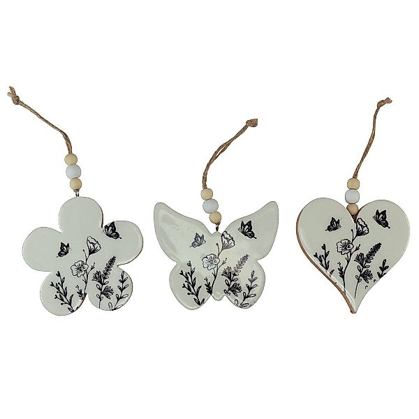 Viana Osterfigur Deko-Anhänger Herz Blume Schmetterling günstig online kaufen