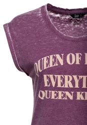 QueenKerosin Print-Shirt Queen Of Fucking Everything günstig online kaufen