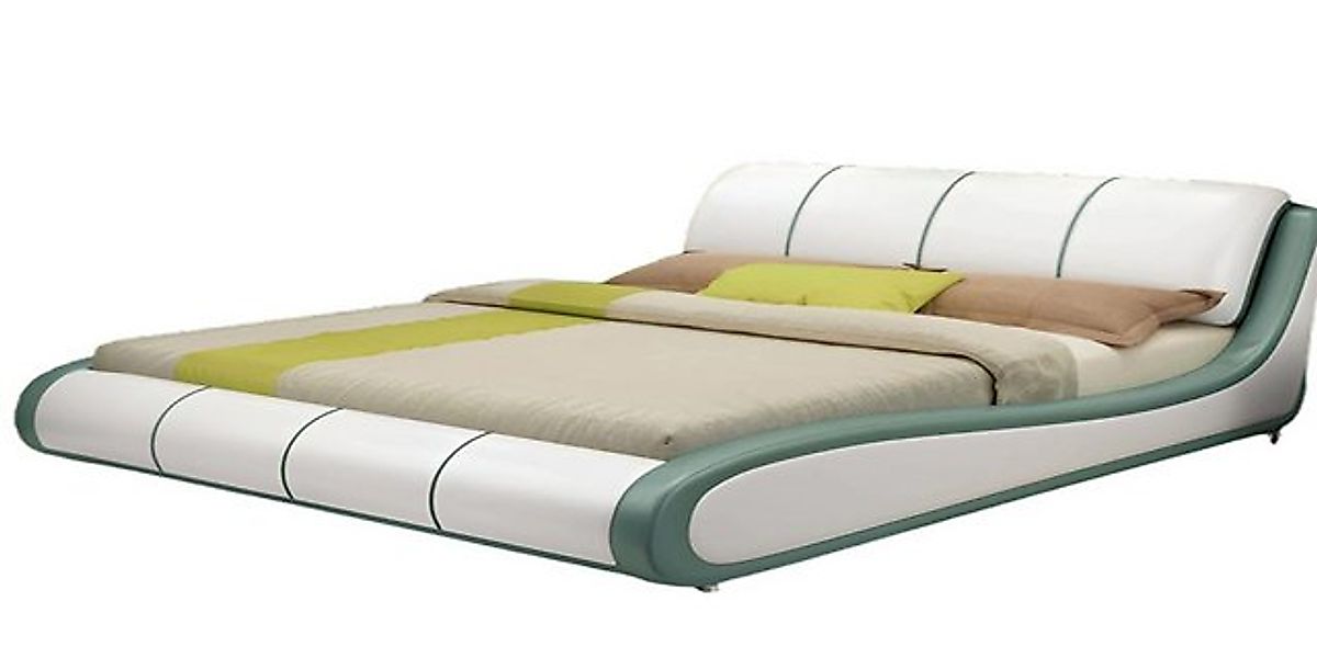 Xlmoebel Bett Schlafzimmer Doppelbett aus Leder in Luxushotel-Design, 180x2 günstig online kaufen