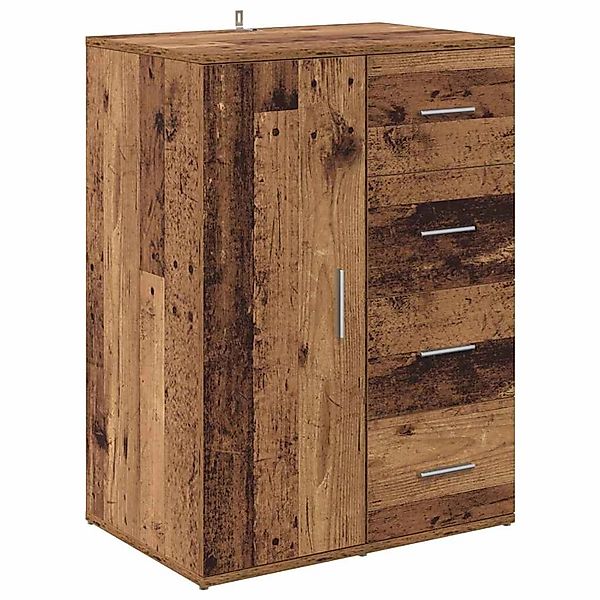 vidaXL Sideboard mit Schubladen Altholz 59 x 39 x 80 cm Holzwerkstoff 88306 günstig online kaufen