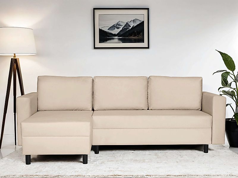 INOSIGN Ecksofa GLENOE Schlafsofa mit Bettkasten, günstig online kaufen