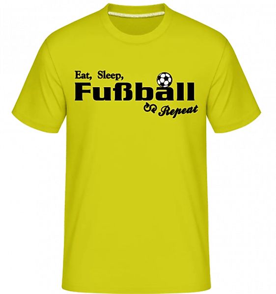 Eat, Sleep, Fußball & Repeat · Shirtinator Männer T-Shirt günstig online kaufen