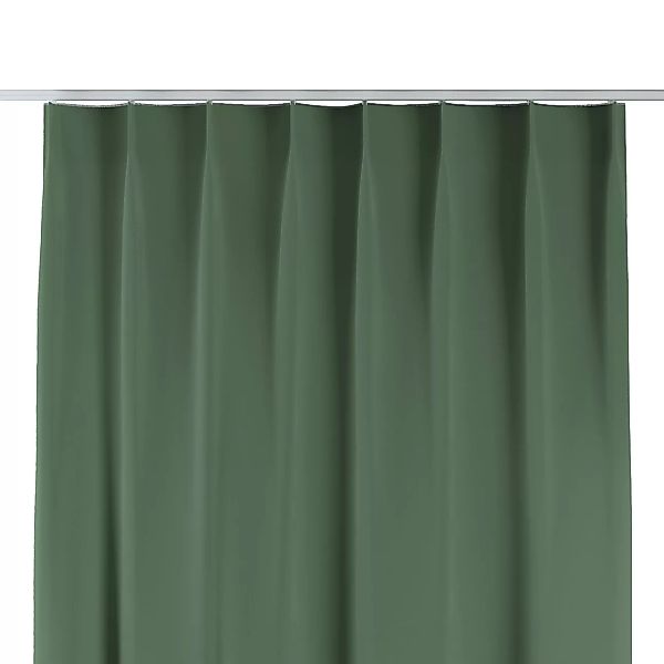 Vorhang mit flämischen 1-er Falten, grün, Crema (144-71) günstig online kaufen