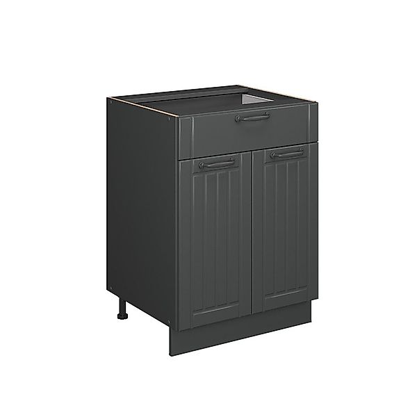 Vicco Unterschrank Fame-Line, Dunkelgrau/Anthrazit, 60 cm günstig online kaufen