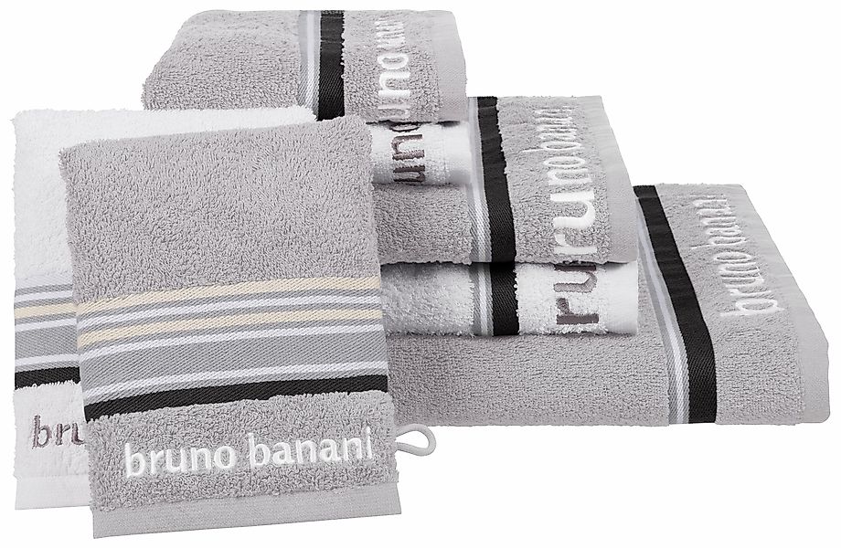 Bruno Banani Handtuch Set "Maja, 1 Duschtuch, 2 Handtücher, 2 Gästehandtüch günstig online kaufen