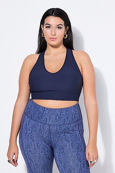 Studio Untold Sport-BH Ripp-Bustier Rippjersey gekreuzte Rückenträger günstig online kaufen