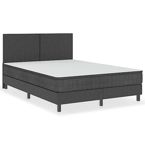 Boxspringbett Dunkelgrau Stoff 180x200 Cm günstig online kaufen