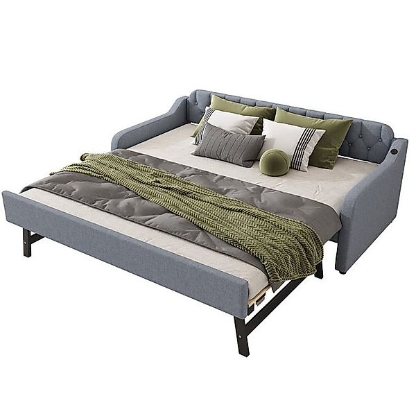 OKWISH Schlafsofa mit ausziehbares Rollbett, USB-Anschluss, günstig online kaufen