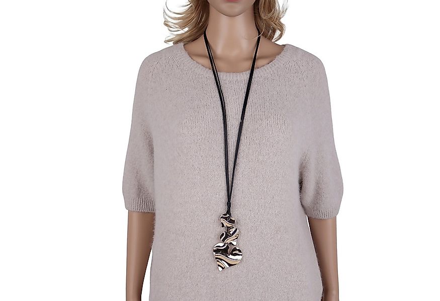 MIRROSI Lange Kette Damen Halskette mit elegantem Anhänger aus Metall ca.90 günstig online kaufen