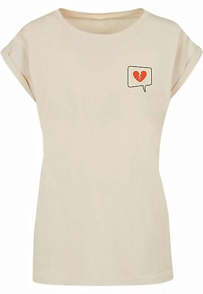 Merchcode T-Shirt Merchcode Damen Ladies Heartbreak Extended Shoulder Tee ( günstig online kaufen