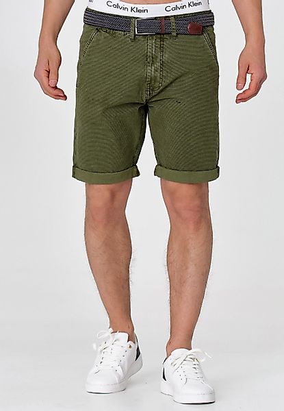 Indicode Chinoshorts Caedmon aus elastischer Baumwoll-Qualität, günstig online kaufen