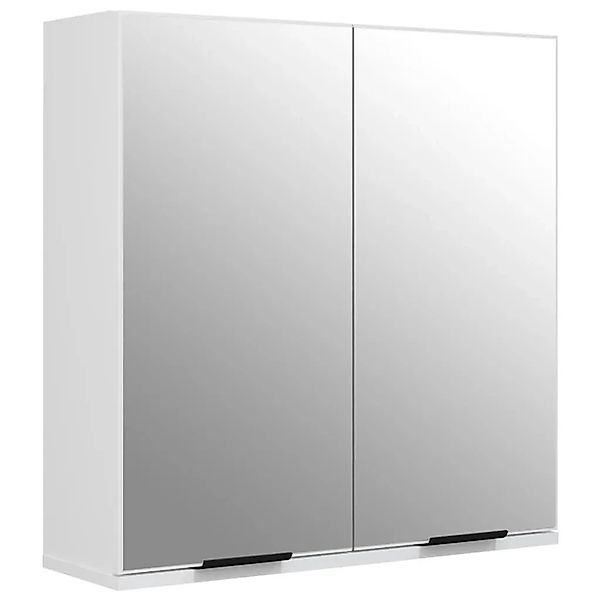 vidaXL Bad-Spiegelschrank Weiß 64x20x67 cm 811313 günstig online kaufen