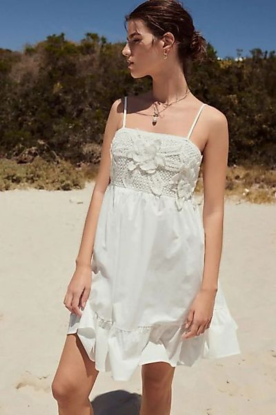 Next Sommerkleid Sommerliches Minikleid mit Häkeldetail (1-tlg) günstig online kaufen