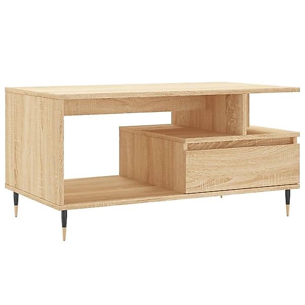 vidaXL Couchtisch Sonoma-Eiche 90x49x45 cm Holzwerkstoff 831015 günstig online kaufen