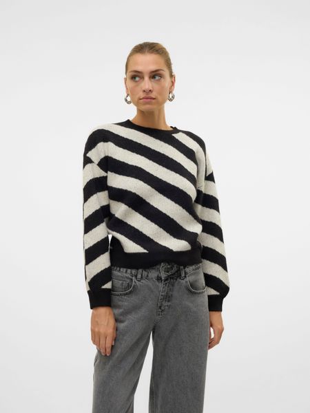 Vero Moda Rundhalspullover VMLARA LS O-NECK günstig online kaufen