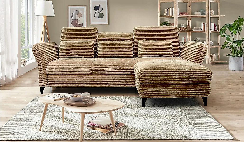 Hygger Möbelhaus Ecksofa Eva L-Form, B/T/H: günstig online kaufen