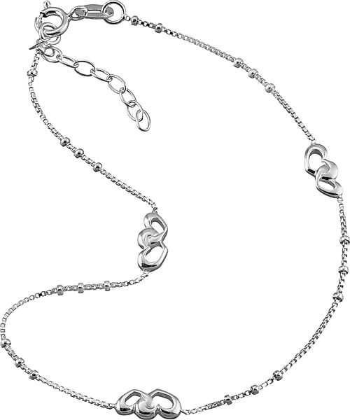 SilberDream Fußkette mit Anhänger SilberDream Fußkette günstig online kaufen
