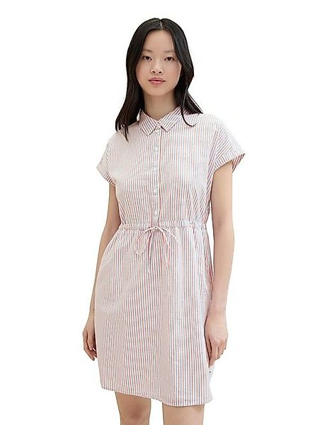 TOM TAILOR Denim Hemdblusenkleid im Streifendessin günstig online kaufen