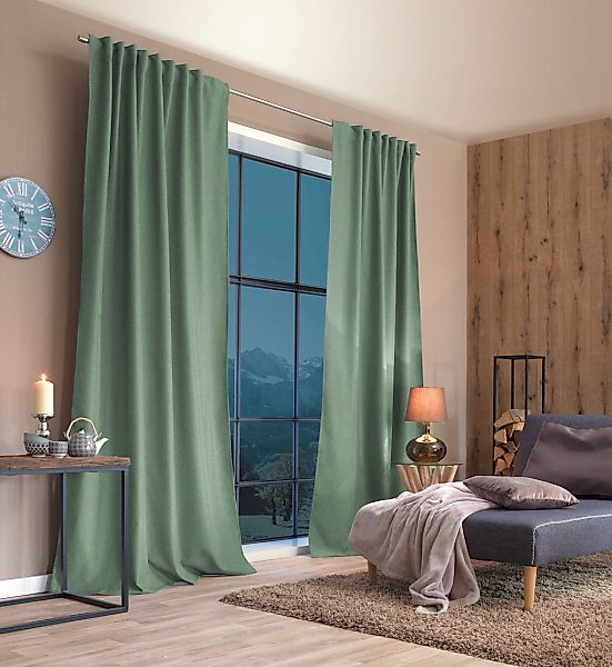 Home Basics Vorhang "ESKIMO" Multifunktionsband 1 Stk. tlg. Thermoschal, Mu günstig online kaufen