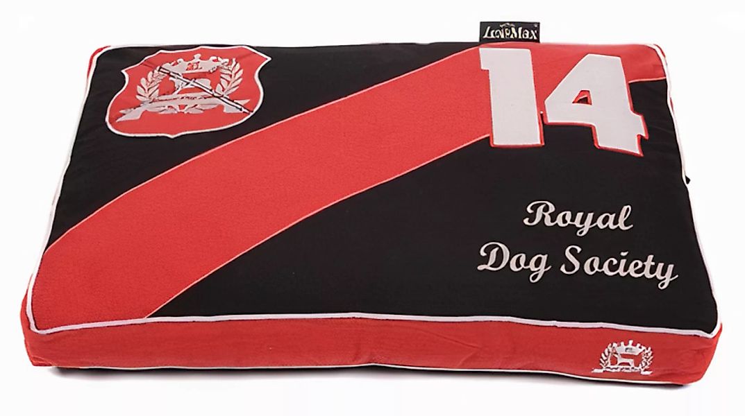 Hundekissenbezug Boxed 90 X 65 Cm Schwarz/rot günstig online kaufen