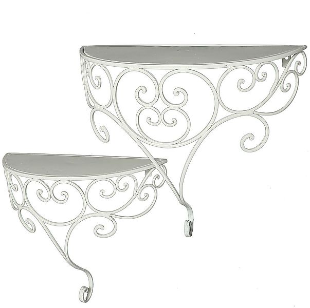 Ambiente Haus Deko-Wandregal Increto Wandregal-Set aus Eisen 45cm, 1-tlg. günstig online kaufen