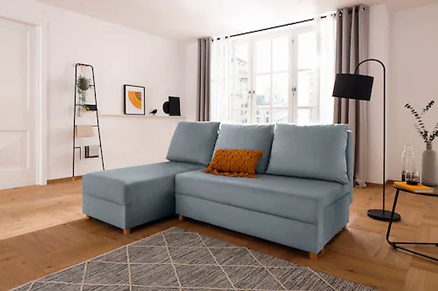 INOSIGN Ecksofa »Mick L-Form«, Longchair links/rechts montierbar, wahlweise günstig online kaufen
