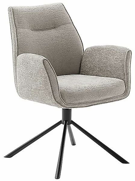 MCA furniture Esszimmerstuhl, Chenilleoptik, (2er-Set), drehbar 360°, Belas günstig online kaufen