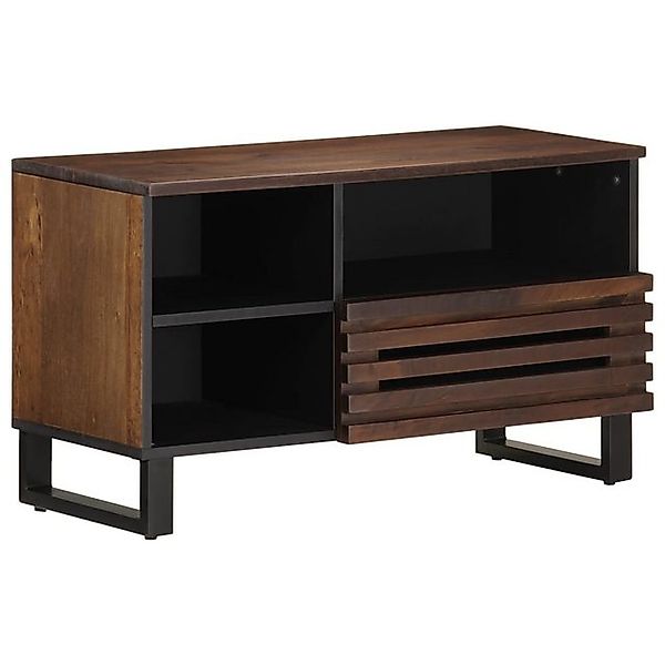 vidaXL Schrankmodule TV-Schrank Braun 80x34x46 cm Massivholz Mango günstig online kaufen