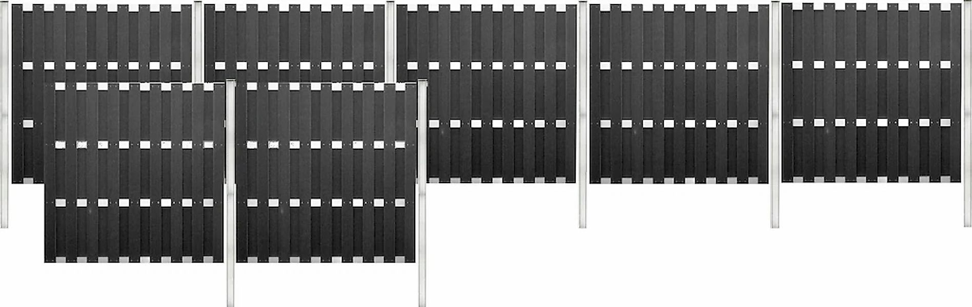 Tetzner & Jentzsch Sichtschutzelement "EL PASO WPC" 13,14 m Gesamtlänge, 19 günstig online kaufen