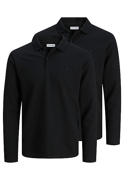 Jack & Jones Langarm-Poloshirt 2er Pack günstig online kaufen