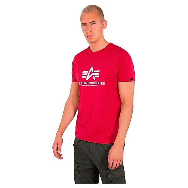 Alpha Industries Basic Kurzärmeliges T-shirt 3XL Rbf Red günstig online kaufen