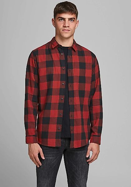 Jack & Jones Karohemd "JJ JJEGINGHAM TWILL SHIRT L/" günstig online kaufen