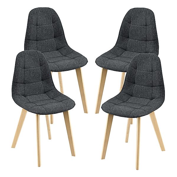 en.casa Esszimmerstuhl, »Kopparberg« Polsterstühle 4er Set günstig online kaufen
