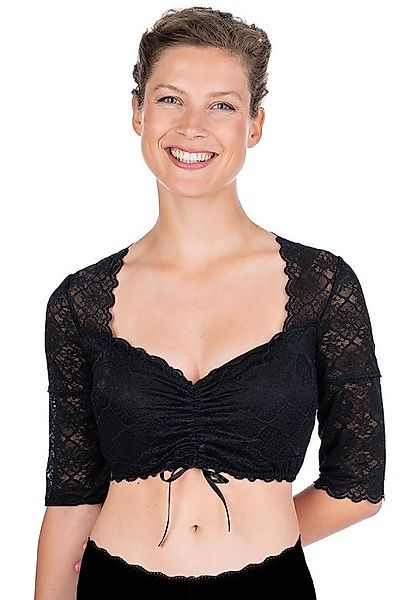 MarJo Dirndlbluse Dirndlbluse - WOLLBACH - schwarz, weiß günstig online kaufen