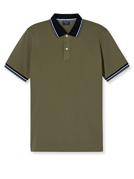 OLYMP Poloshirt Casual farbliche Kontrast-Details günstig online kaufen