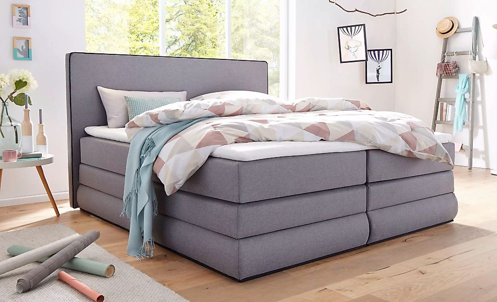 COLLECTION AB Boxspringbett "Ninoni", inkl. Bettkasten, Topper und wahlweis günstig online kaufen