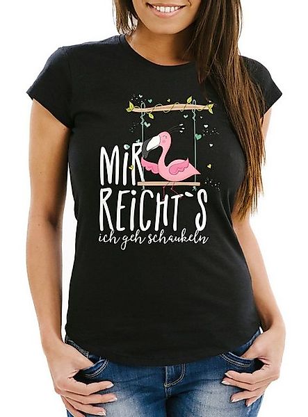 MoonWorks Print-Shirt Damen T-Shirt Flamingo Mir günstig online kaufen