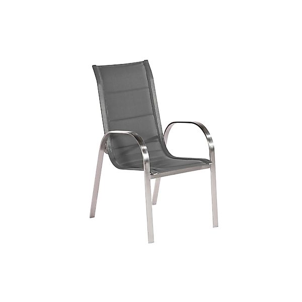 Merxx Lucca Set 5-tlg. 4 Stapelsessel Gartentisch 150 x 90 cm günstig online kaufen